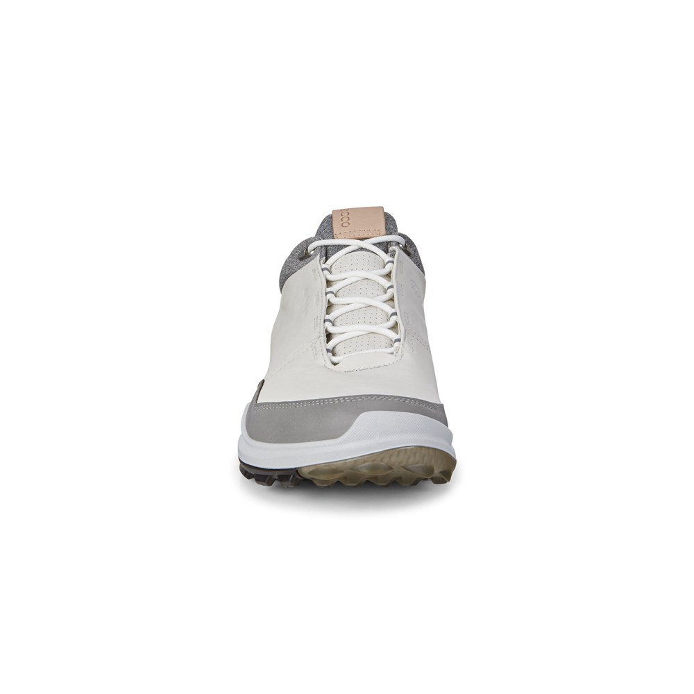 Zapatos De Golf Hombre - ECCO Biom Hybrid 3 Gtx - Blancos/Grises - XGS271659